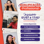 Inscrições para as Turmas 2026/2 do Qualificação Profissional da Ação Moradia começam em julho!